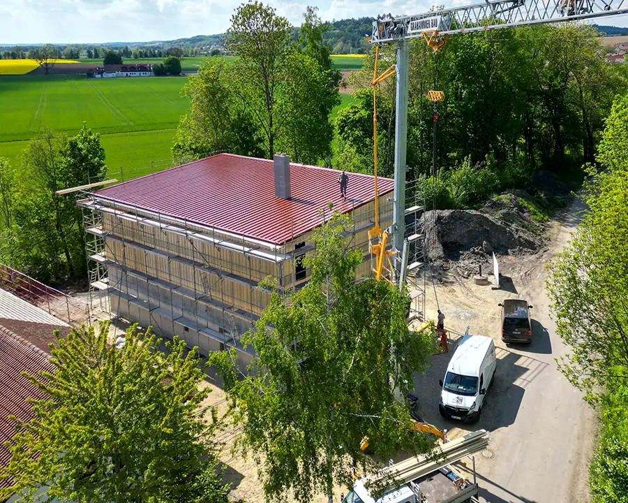 Dachstuhl von Grahammer Bau